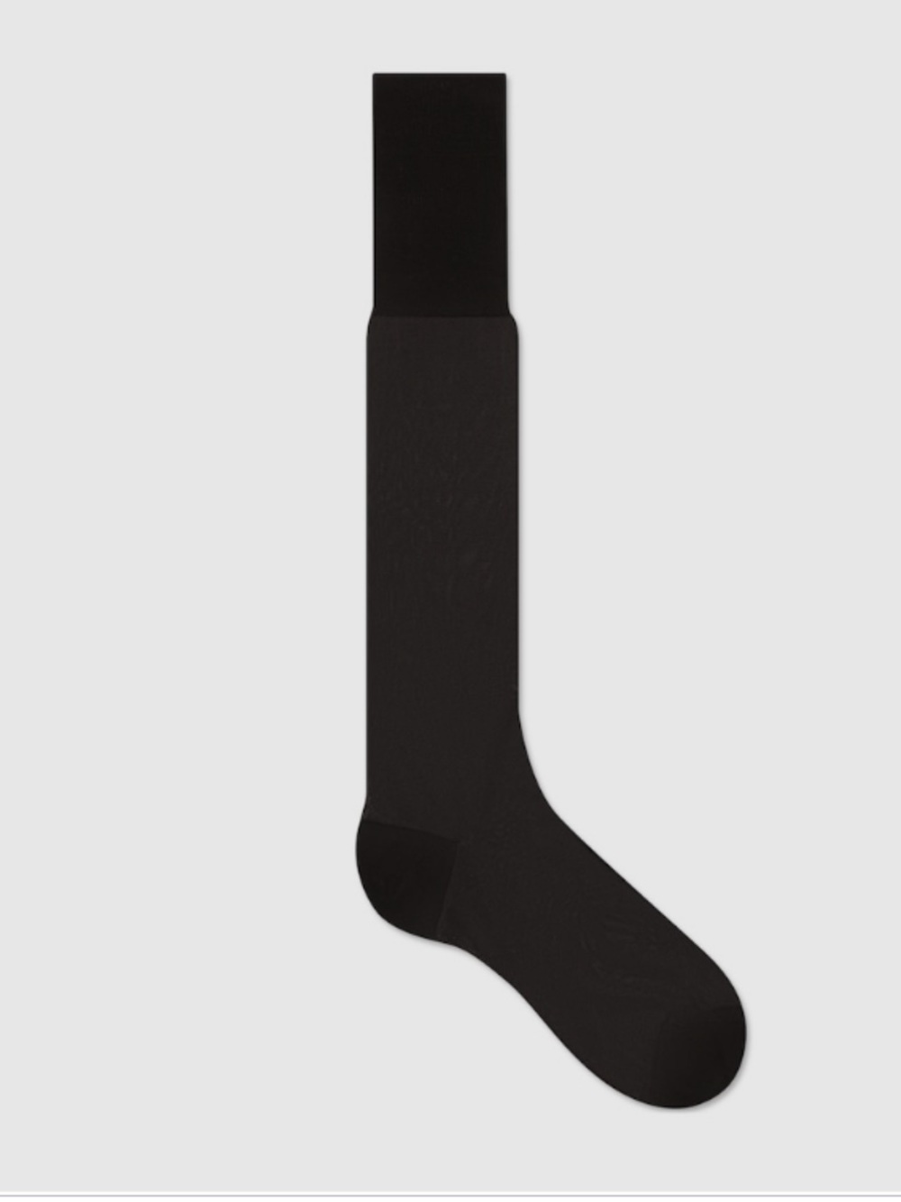 NWT Gucci Black Silk Cotton Socks Size M